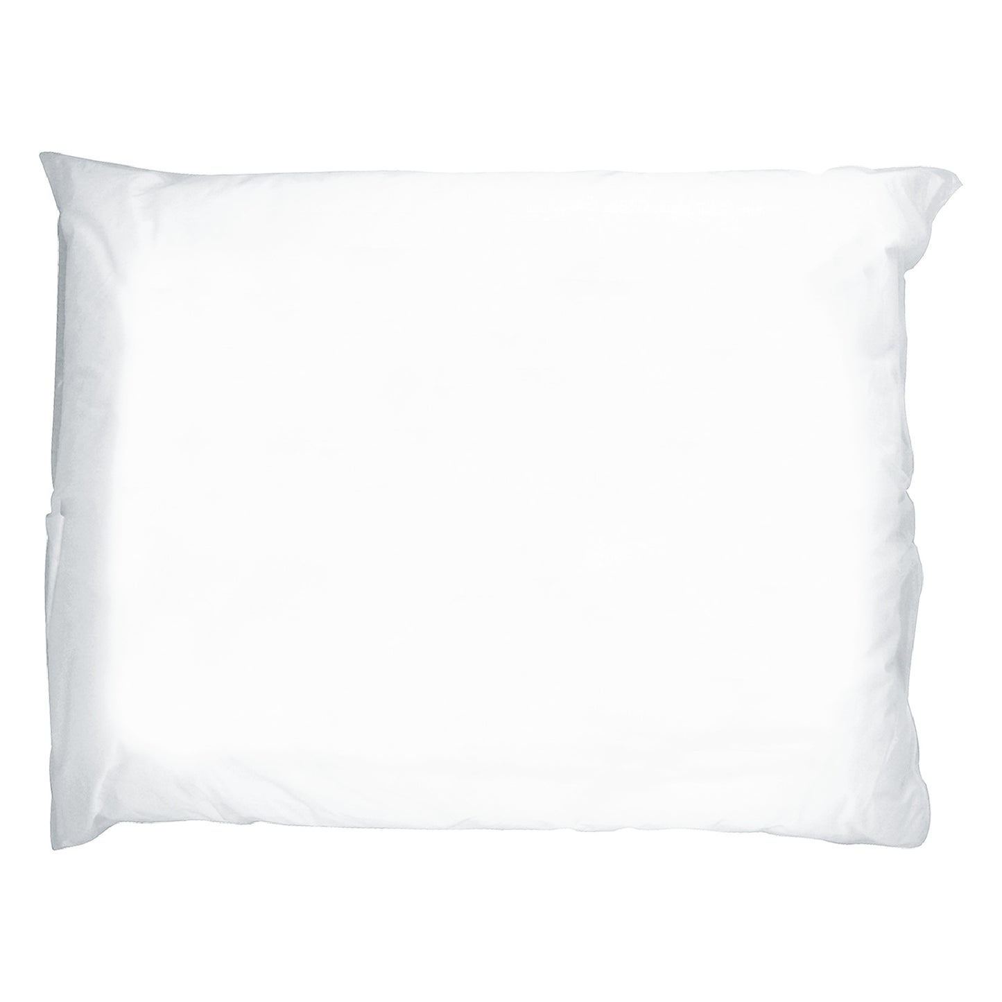 White Sleeper Pillow in the Travel Size (13in x 17in).